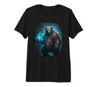Ours Magique de Force dans Le Monde Fantastique T-Shirt Haut de Gamme