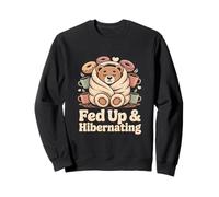 Ours marre et hiberner des Beignets de café Sweatshirt