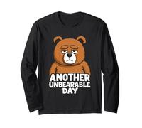 Ours Marron Amusant « Another Unbearable Day » - Cadeau pour Hommes, Femmes, Enfants Manche Longue