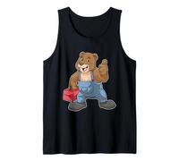 Ours Mecanicien Boîte à Outils Atelier Débardeur