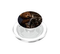 Ours mécanicien Mécanique Automobile Réparation Voiture PopSockets PopGrip pour MagSafe