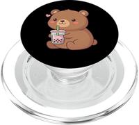 Ours Mignon Bubble Tea Kawaii Anime Ours Amoureux Filles PopSockets PopGrip pour MagSafe