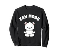 Ours Mignon et Amusant en Mode Zen, Yoga Kawaii, sans Stress Sweatshirt