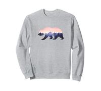 Ours montagnes grizzly sauvage rocky cool naturel california Sweatshirt