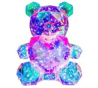 Ours Night Light 9 x 7 x 12 lampe d'ours à LED colorée avec cœur décoratif ours de nuit pour les enfants chambre mignonne adultes enfants de nuit