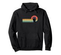 Ours noir rétro vintage pour amoureux des animaux sauvages Sweat à Capuche
