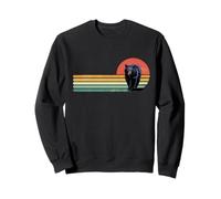 Ours noir rétro vintage pour amoureux des animaux sauvages Sweatshirt