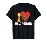 Ours Ourson « I Love California State » pour Cadeau pour Enfants et Filles T-Shirt