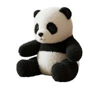 Ours Panda - Doudou Ours de 18 cm | Jouet Musique Panda | Coussin réaliste Respirant avec Housse Lavable pour, Filles, garçons, décoration d'anniversaire ou d'événement, sans Fin