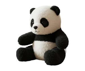 Ours Panda - Doudou Ours de 18 cm | Jouet Musique Panda | Coussin réaliste Respirant avec Housse Lavable pour, Filles, garçons, décoration d'anniversaire ou d'événement, sans Fin