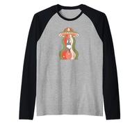 Ours panda drôle enlevé par des extraterrestres Manche Raglan