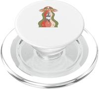 Ours panda drôle enlevé par des extraterrestres PopSockets PopGrip pour MagSafe