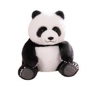 Ours Panda en peluche - Peluche super douce de dessin animé Compagnon de coussin de onze pouces, adorable pièce décorative à clipser | Choix de cadeau charmant pour canapé, lit, design