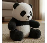 Ours Panda, Peluche avec Fourrure Douce, Peluche avec Fourrure Douce, inspiré d'un Design Confortable, Le Corps se Sent en sécurité, Calme et aimé