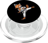 Ours Panda Rouge Karaté Kickboxing Arts Martiaux PopSockets PopGrip pour MagSafe