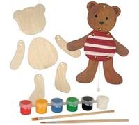 Ours pantin en bois a peindre -
