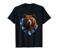 Ours Parmi Les Visages de sel Saphir T-Shirt