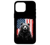 Ours Patriotique American Freedom Forest Paw Coque pour iPhone 16 Pro Max