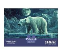 Ours Polaire 1000 Pieces Jigsaw Puzzles for Adults Family Challenge Toys Stress Relieving Entertainment Exercise The Memory of The Brain for Adults and Kids, Age 12 Years Up 70x50cm/1000pcs