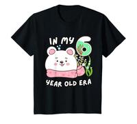 Ours polaire 6ème anniversaire dans mon âge de 6 ans animal mignon T-Shirt