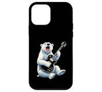 Ours Polaire Amusant Jouant de la Guitare électrique Amoureux d'ours Coque pour iPhone 12 Mini