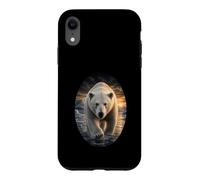 Ours Polaire Arctic Wildlife Coucher de Soleil Nature Amant d'ours Polaire Coque pour iPhone XR