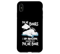 Ours Polaire Cartoon are Awesome I Am A Polar Bear Coque pour iPhone XS Max