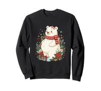 Ours Polaire de Noël pour Future Maman Enceinte Hiver Sweatshirt