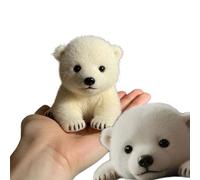 Ours Polaire - Jouet Animal en Peluche, Jouet Compagnon pour Un Câlin de Sommeil, Les Mouvements Naturels comme Un Véritable Ours Polaire, Guérison Émotionnelle À la Demande