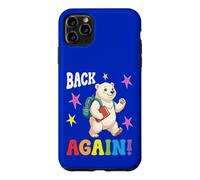 Ours Polaire Mignon pour étudiant et Enseignant de Retour à l'école Bienvenue Coque pour iPhone 11 Pro Max