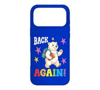 Ours Polaire Mignon pour étudiant et Enseignant de Retour à l'école Bienvenue Coque pour iPhone 17 Pro Max
