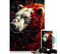 Ours Polaire, Mon ami Rigolo ! Puzzle de 1000 pièces pour Adolescents, défi intellectuel, Passe-Temps Calme, découpe précise, Cadeau saisonnier (50x75cm)