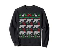 Ours polaire Père Noël Polar Bear Christmas Sweatshirt