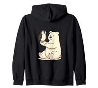 Ours Polaire Pingouin amitié Mignon Meilleurs Amis Sweat à Capuche