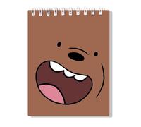 Ours Pour Un Et Un Pour T'ours Grizz Cahier À Spirale, Brun