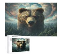 Ours Puzzles 1000 Pièces Qualité Supérieure 3D Edificio du Paysage Jeu De Challenge pour Adultes Et Enfants Divertissement Artistique Décoration Intérieure 1000 PCS