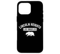 Ours rétro Lincoln Heights Los Angeles California Street pour Homme Coque pour iPhone 16 Pro Max