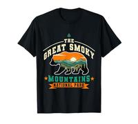 Ours rétro The Great Smoky Mountains National Park T-Shirt