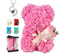 Ours Rose Cadeau Femme, Nounours Rose Eternelle Cadeau pour Saint-Valentin, Anniversaire, Cadeaux pour Maman, éPouse,Petite Amie,Fille