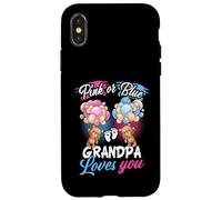 Ours Rose ou Bleu Grand-père Vous Aime révéler Le Sexe Coque pour iPhone X/XS