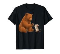 Ours Souris ou Rat amitié réconfortante T-Shirt Graphique avec Valeur