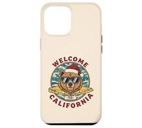 Ours Surfeur de Noël - Welcome to California Design Coque pour iPhone 12 Pro Max
