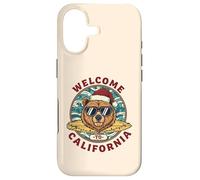 Ours Surfeur de Noël - Welcome to California Design Coque pour iPhone 17