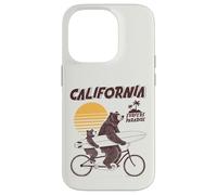 Ours Tandem Surf Californie Rétro Soleil Fête des Pères Coque pour iPhone 14 Pro
