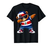 Ours Vacances Drapeau Costa Rica Danse Garçons Enfants 2026 T-Shirt Graphique avec Valeur