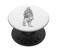 Ours Viking Mythologie Nordique Art Fantastique PopSockets PopGrip Adhésif