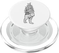 Ours Viking Mythologie Nordique Art Fantastique PopSockets PopGrip pour MagSafe
