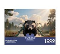 Ours1000 Pièces Puzzlefaune Sauvage Assorties, pour Adultes Et Enfants À Partir De 12 Ans De Jeu pour Adultes Premium avec Défis Paysagedes QuatreSaisons 38x26cm/1000pcs