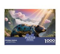 Ours1000 Pièces Puzzlefaune Sauvage Assorties, pour Adultes Et Enfants À Partir De 12 Ans Jeu D'Intelligence Premium avec Défis Paysagedes QuatreSaisons 38x26cm/1000pcs