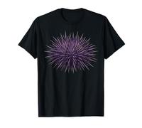 Oursin Illustration Plongeur Océan Aquariophile T-Shirt